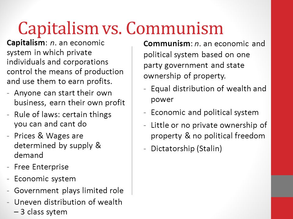 Dbq communism vs capitalism